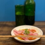 むかん 初台 - ハートランドビール・チャーシューおつまみ付き