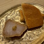 すし処 睦月 - 鰆燻し、タイラギ明太