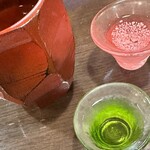 あなご屋銀座ひらい - 東洋美人のぐい呑みは選ばせて貰えた