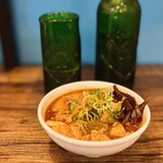 むかん 初台 - オリジナルの四川風麻婆豆腐　アルコールについてきた