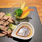 イタリアンレストラン かぎしっぽ - 牛肉と季節野菜のグリル