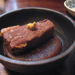 眠庵 - 牛肉と大根のバーボン煮