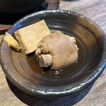 沖縄炭火料理店 うむさんの庭 - 煮付け:てびち・島豆腐