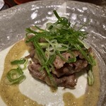 はふう - ほほ肉　グリーンペッパーソース(お肉料理の一皿)　◎