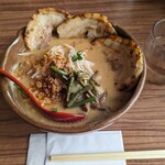 芝山商店 - 信州味噌　味噌漬け炙りチャーシュー麺¥1360-