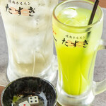 焼肉ホルモンたすき - チンチロドリンク