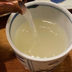 吾妻橋 やぶそば - 蕎麦湯