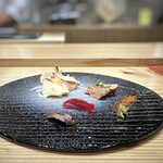 Sushi To Amakusadaiou Amane - 天草大王のお刺身・・これもスペシャリテで、毎回楽しみな品。