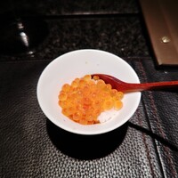 神楽坂 鉄板焼 向日葵 - イクラがプチプチでした