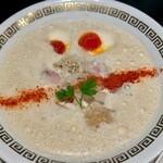 Taipaitan Ramemmaru Desankaku - 鯛白湯とろり+燻製玉子