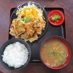 Komagatake Sa-Bisu Eria (Nobori) Fu-Do Ko-To - ”復刻版 焼肉定食 大盛り 1,200円（税込）" 豚肉200ｇ 