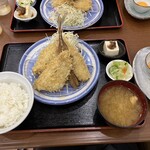 Shokujidokoro Tokiwa - 日本一美味しいアジフライ定食！