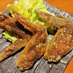 ニパチ - 手羽先、胡椒強めです。弱めの選べます。