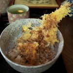 246622222 - セットの天丼　美味い！！