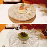 みえ田 - のどぐろの棒鮨＆新銀杏の潰し焼き＆キャビア