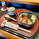 しほう田 - セットサラダ&茶碗蒸し