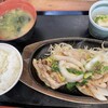 Machikadoya - 豚ねぎ塩炒め定食 890円