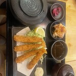 Kaisen Hamayaki Sakaba Aobamaru - 海老フライ定食