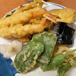 たかや鮨 - 天ぷら盛り合わせ