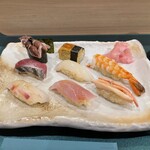 Sushi Ryuunosuke - とてもお上品なお寿司でした✨✨✨
                        
                        独特なシャリ＆ネタに醤油もつけてあるのがまた良い✨✨✨