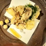 庵梵丹 - 明石蛸の天ぷら