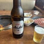 Anrakutei - 瓶ビールネギ塩上タン