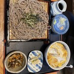 Nagai - ザルそばミニカツ丼セット