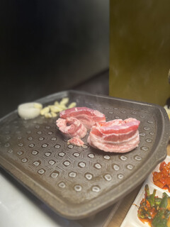 Kankokuryouri Samushiseki - 豚肉サムパセット