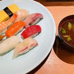 さかなやのmaru寿司 - サービスセット