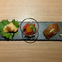 楽食倶楽部 裏小路牛肉店 - 前菜3種盛り