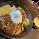 ニゲラサティバ 目黒店 - 薬膳スリランカプレート 2種 2,400円（税込）