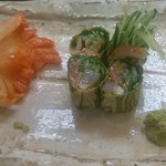 秀寿司 - 赤貝とヒモ