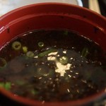 どんと屋 - 味噌汁