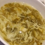 筑紫樓 - 海苔のスープ