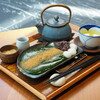 Kyou To Saryou Suisen - 出来立て温わらび餅お濃い抹茶味（1480円）