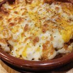 食堂兼居酒屋 コッテロ - トリッパとチョリソーのトマトチーズ焼き