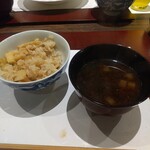 割烹 清風 - 筍ご飯と赤だし
