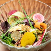 今彩サラダ メリメロ（根菜・葉物・魚介・ナッツなど20種類）