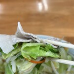 舞木ドライブイン - 野菜たっぷりだか炒めた野菜が美味い