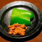 Crispy green pepper