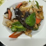 中華料理 三喜 - 日替わり 豚肉の黒胡椒炒め定食