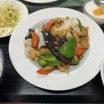 Chuukaryouri Mikki - 日替わり 豚肉の黒胡椒炒め定食
