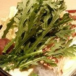 Nihonryouri tokufukushima - 蒸す前の、すき焼きのお野菜