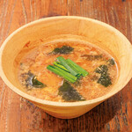 Egg seaweed soup