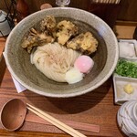 踊るうどん - まいたけ天温玉生じょうゆ②