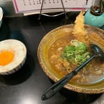 得正 - 海老天カレーうどん②