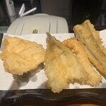 Tempura To Wain Ooshio - 穴子天定食（魚介とかしわ）