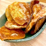 酒とごはんの羽場 - 里芋とジャガイモチップス