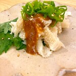 酒とごはんの羽場 - センマイ刺身