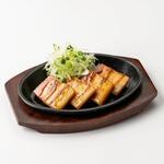 Whey pork bacon with saikyo miso sauce